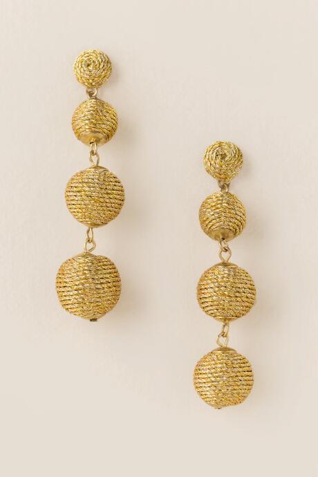 Francesca's Lisette Statement Earrings In Gold - Gold