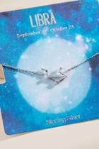 Francesca's Libra Constellation Sterling Pull Tie Bracelet - Silver