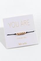 Kitsch Uniquely You Vibes Bracelet - Black