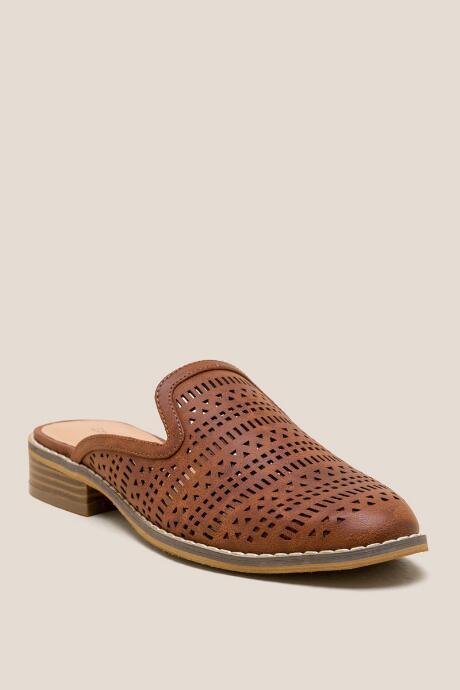Indigo Rd Helga Perforated Mule - Tan