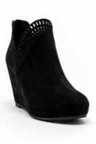 Cl By Laundry Vicci1 Wedge Ankle Boot - Black