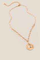 Francesca's Ivana Chain Pendant Necklace - Gold
