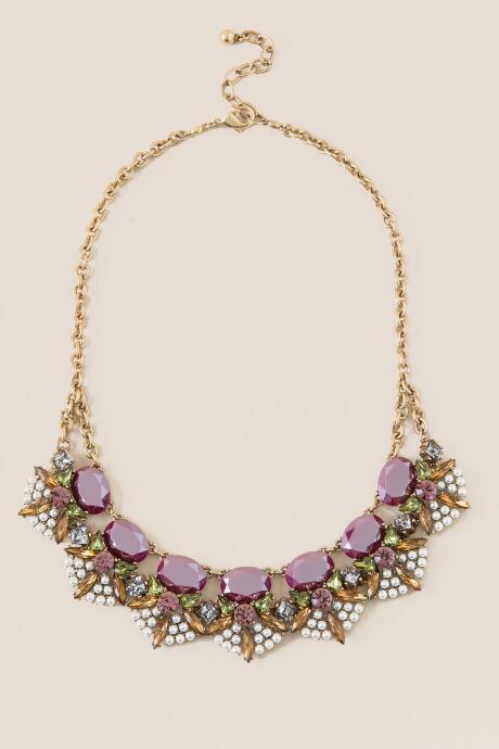 Francesca Inchess Emerson Statement Necklace - Wine