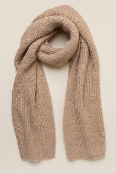 Francesca's Roxanne Eyelash Scarf - Taupe
