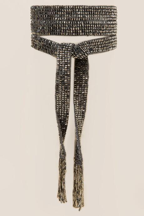 Francesca's Mckayla Woven Wrap Necklace - Hematite
