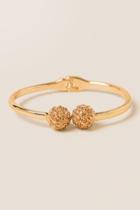 Francesca's Malena Fireball Bangle Bracelet In Peach - Peach