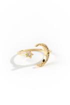 Francesca's Mariam Moon And Star Ring - Gold