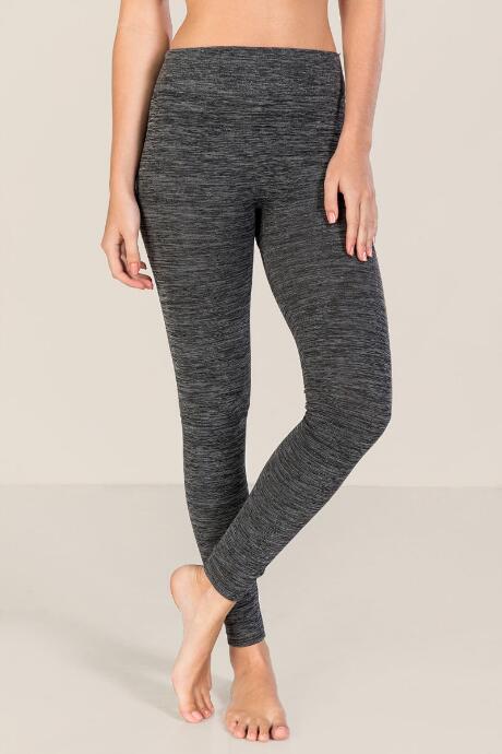 Francesca's Gianna Space Dye Legging - Black