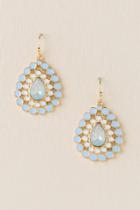 Francesca's Shelley Teardrop Opal Stone Earrings - Periwinkle