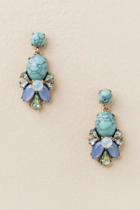 Francesca's Adelaya Stone Chandelier Earring - Turquoise