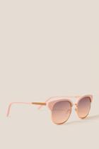 Francesca's Caicos Club Master Sunglasses - Pink