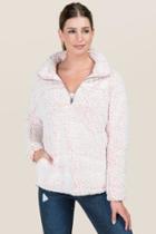 Blue Rain Bristyn Half Zip Wubby Pullover - Pink