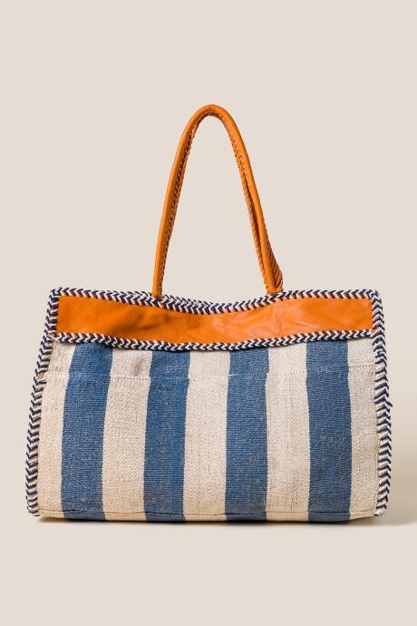 Francesca's Small Naomi Tote In Blue - Blue