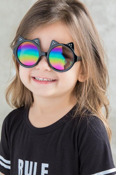 Francesca's Kids Cat Ear Sunglasses - Black