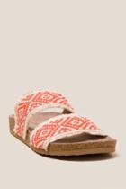 Indigo Rd. Suze Printed Footbed Sandal - Orange