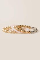 Francesca's Winnie 3 Row Stretch Bracelet - Multi