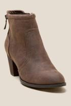 Report Cassia Distressed Ankle Boot - Taupe