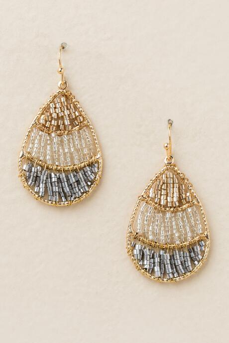 Francesca Inchess Koa Seedbead Drop Earring - Mixed Plating