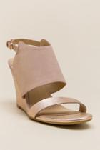 Cl By Laundry Baja Metallic Wedge - Rose/gold
