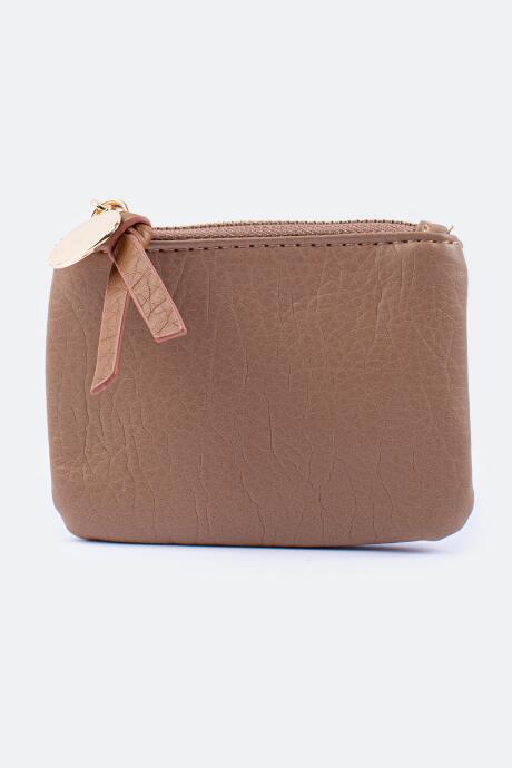 Francesca's Petra Zipper Coin Pouch - Taupe