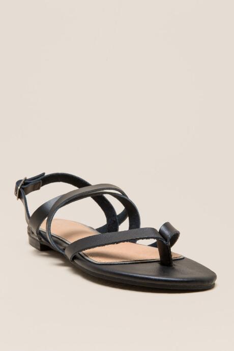 Francesca Inchess Dainty Strappy Gladiator Sandal - Black