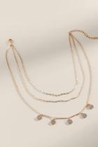 Francesca's Natalie Multi-strand Necklace - Gold