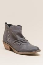 Report Deryn Scrunched Ankle Boot - Gray