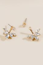 Francesca's Carmin Crystal Earring Jackets - Crystal