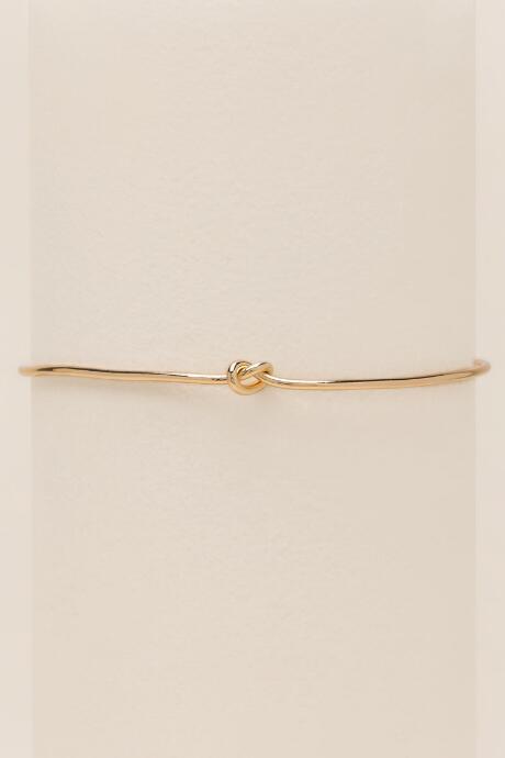 Francesca's Claire Knot Collar Choker - Gold
