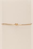 Francesca's Claire Knot Collar Choker - Gold