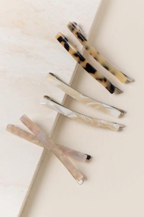 Francesca's Lindsey Tortoise Bobby Pins - Tortoise