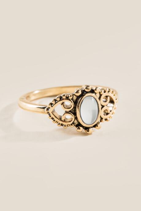 Francesca's Gemma Boho Filigree Ring - White