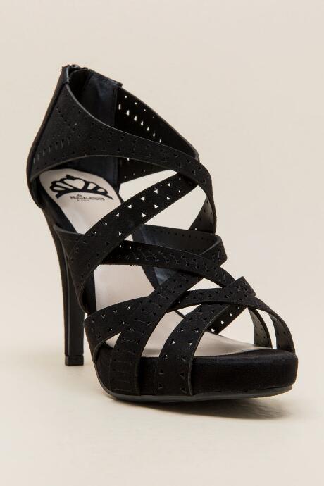 Fergalicious Hillcrest Strappy Skinny Heel - Black