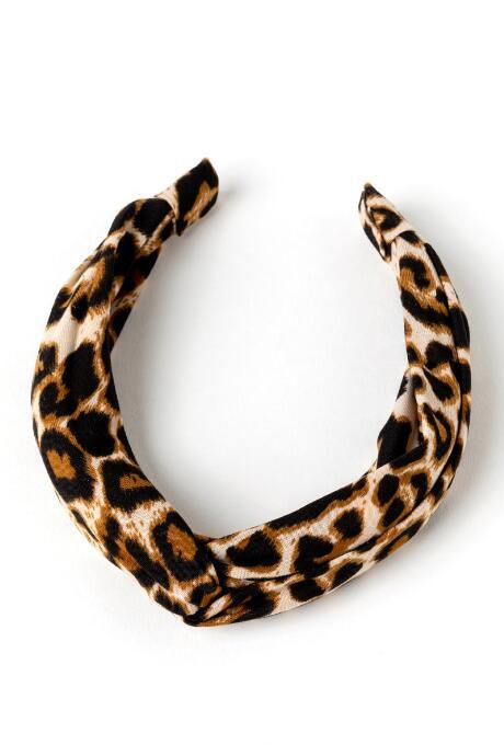 Francesca's Lucy Leopard Print Headband - Leopard