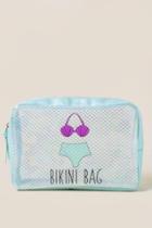 Francesca's Mermaid Bikini Zipped Bag - Mint