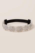 Francesca's Joanne Sequin Hair Wrap - Ivory