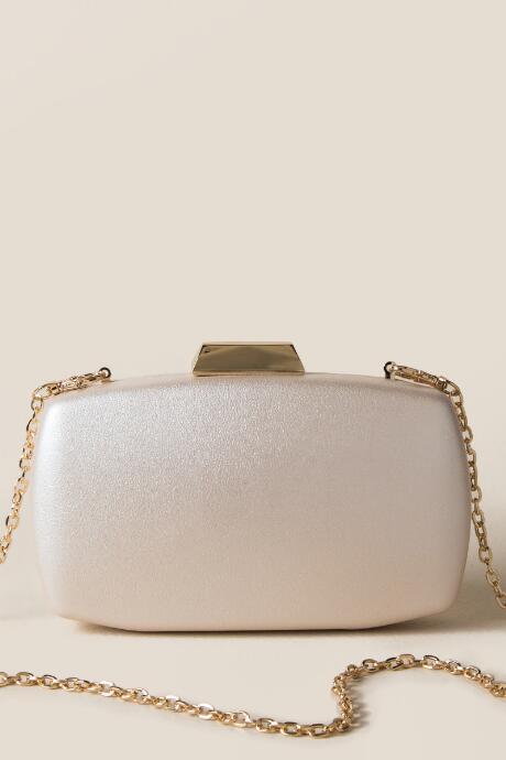 Francescas Breeze Clutch Crossbody - Ivory