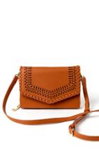 Francesca's Molly Perforated Wallet - Tan