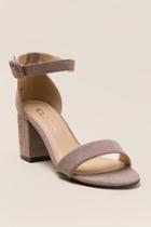 Cl By Laundry Jayline Embroidered Block Heel - Taupe