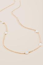 Francesca Inchess Halle Beaded Pearl Strand Necklace - Crisp Champagne