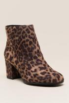 Francesca's Viera Leopard Ankle Boot - Leopard