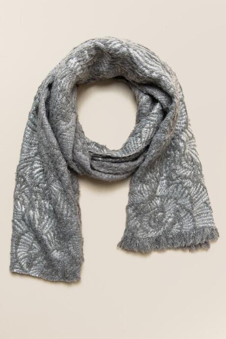 Francesca's Regina Oblong Scarf - Gray