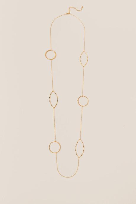 Francesca's Rosamund Open Shape Necklace - Gold