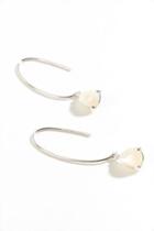 Francesca's Lucille Mother Of Pearl Drop Earrings - Pearl