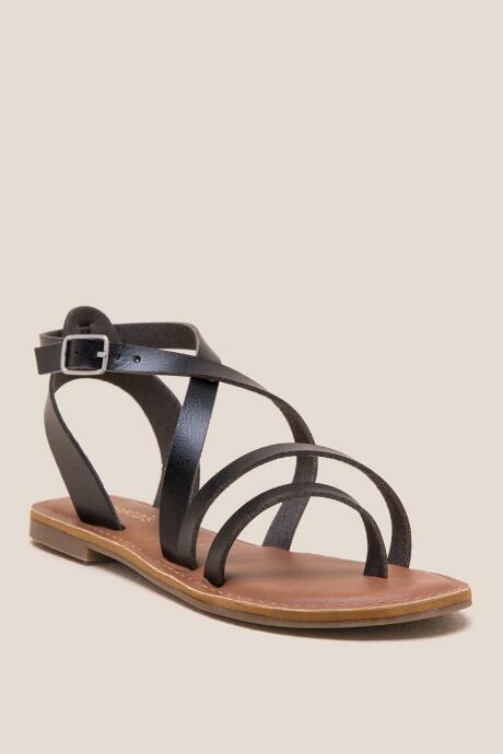 Francesca Inchess Mandell Gladiator Sandal - Black