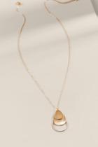 Francesca's Sydney Long Pendant Necklace - Gold