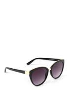 Francesca's Alyssa Classic Frame Sunglasses - Black