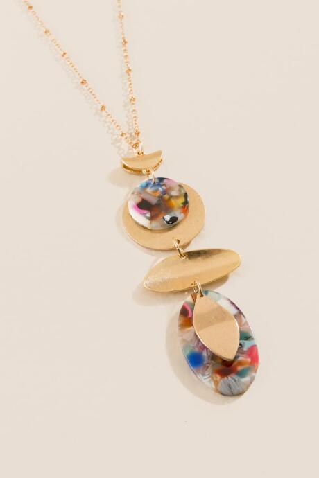 Francesca's India Pendant Necklace - Multi