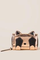 Francesca's Fatimah Cat Face Wallet - Rose/gold
