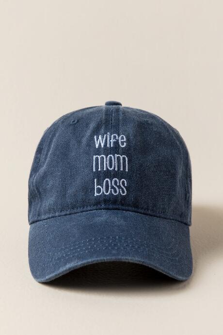 Francescas Wife Mom Boss Baseballl Cap - Blue